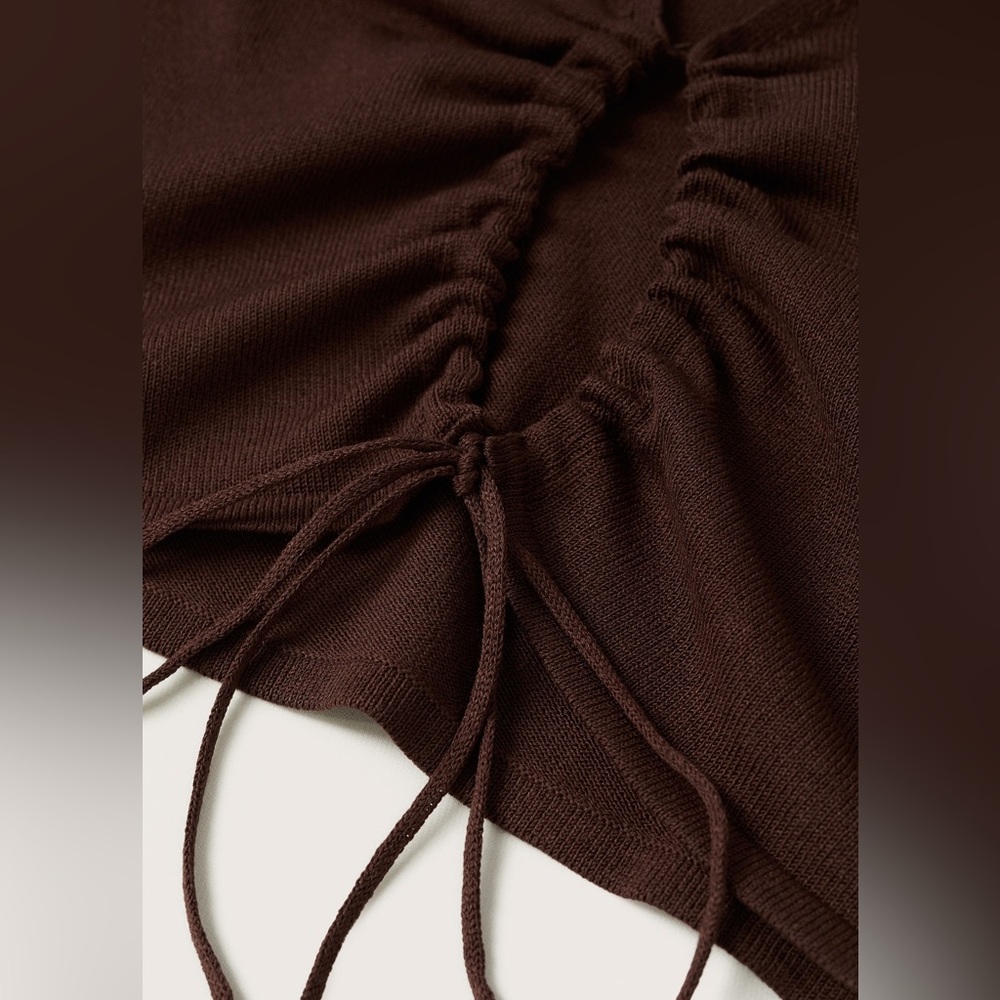 Mango Cropped Knit Top - Picture 4 of 8